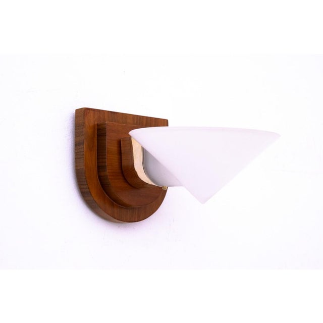 Art Deco Wall Lamps, Poland, 1950s, Set of 4 For Sale - Image 3 of 5
