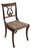 Early 20th Century Duncan Phyfe Style Mahogany Lyre Back Needlepoint Side Chair For Sale