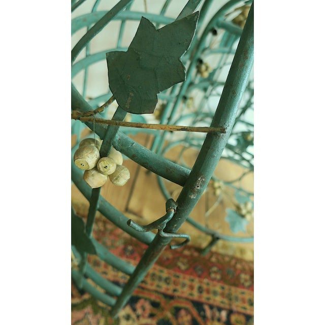 Mid-Century Modern Boho Florentine Vine-Leaf Domed Wine Rack, 1960s For Sale - Image 13 of 18