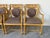 Vintage McGuire Style Bamboo & Leather Wrap Dining Arm Chairs – Set of 4 For Sale - Image 4 of 18