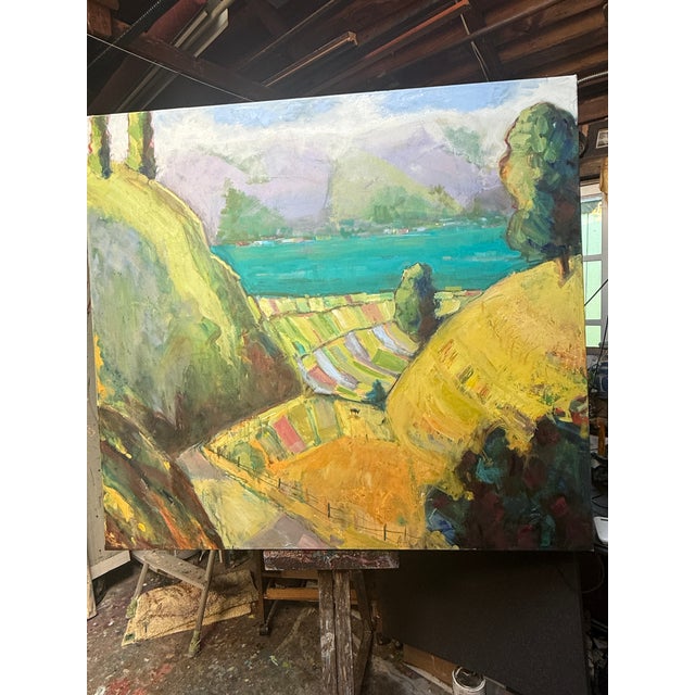 2020s Painting Oil on Canvas California Landscape Hartman For Sale - Image 5 of 5