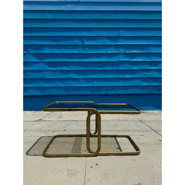 1970's Baughman Style Nesting Tables/Coffee Table For Sale In Los Angeles - Image 6 of 10