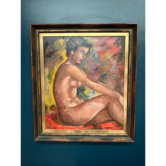 Bendt Lauritzen, Nude Study, 1950s, Oil on Canvas, Framed For Sale - Image 15 of 18