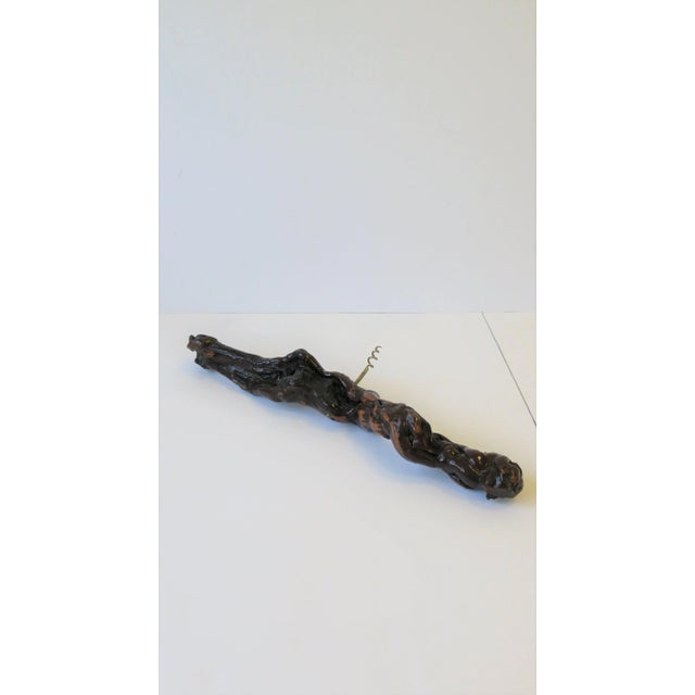 Wood French Fruitwood Corkscrew Wine Bottle Opener, Large For Sale - Image 7 of 9