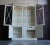Linen Ethan Allen Swedish Home Tall Display Cabinet For Sale - Image 8 of 9