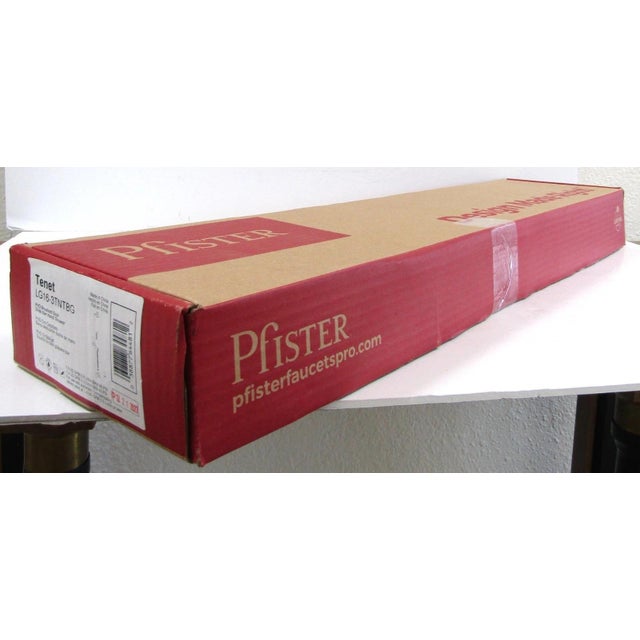 Metal New Pfister Tenet Lg16-TNTBG Brushed Gold Slide Bar Hand Shower For Sale - Image 7 of 10