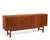 Ulferts Sweden Scandinavian Danish Teak Credenza Two Hinged Doors Dowel Legs Mid Century Key Unmarked For Sale - Image 4 of 15