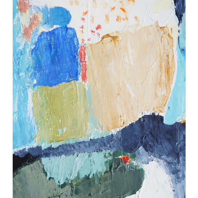 Laurie MacMillan "Every Picture Tells a Story" Abstract Painting by Laurie MacMillan, Framed For Sale - Image 4 of 6