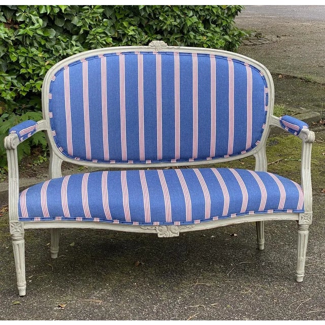 Gustavian Reupholstered Sofa For Sale - Image 8 of 8