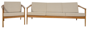 Set of Mid-Century Sofa and Armchair Monterey /5-161 by Folke Ohlsson for Bodafors, 1968