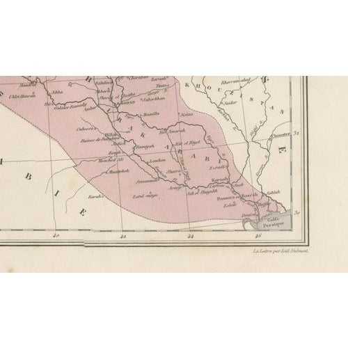 Map of Asiatic Türkiye and the Caucasus Provinces, 1873 For Sale - Image 6 of 12