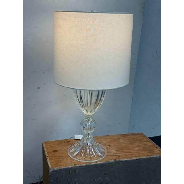Bella Figura Lighting Murano Glass Urn Table Lamp For Sale - Image 11 of 12