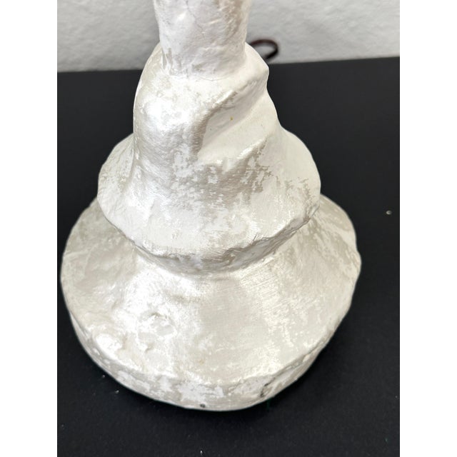 Early 20th Century Giacometti Syrie Maugham Style “Tete de Femme” Plaster Lamps - a Pair For Sale - Image 15 of 18