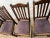 Antique Chairs Set of Four, Barley Twist Accent, Solid Oak, Lavender Seats For Sale - Image 9 of 11