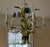1970s Italian Mid-Century Tole Five Light Chandelier With Gathered Blue Flowers, Grasses and Wheat Stalks For Sale - Image 16 of 18