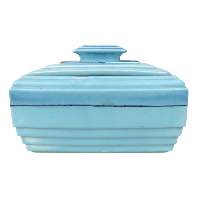 Art Deco Ceramic Pastry Tin, 1920s For Sale