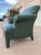 Neotraditional Fully Upholstered Leather Lounge Chair Manner of John Hutton for Donghia For Sale In Denver - Image 6 of 13