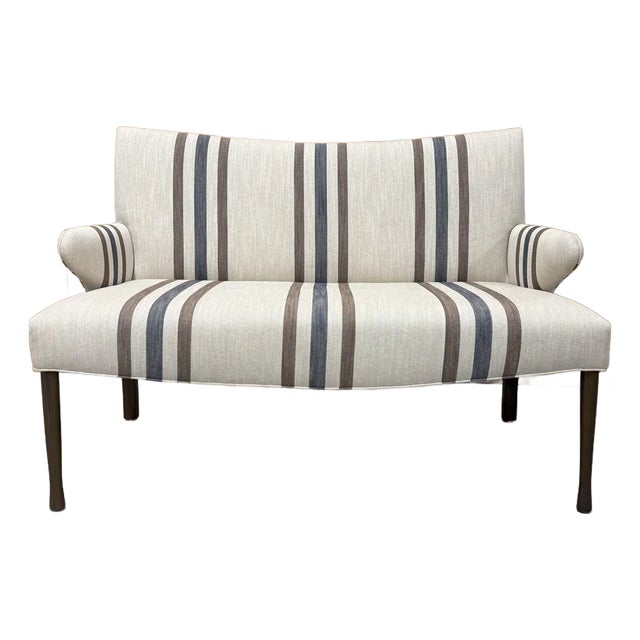 Dining Bench With Linen Fabric For Sale