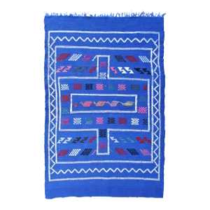 Late 20th Century Vintage Moroccan Rug - 5' X 3'2''