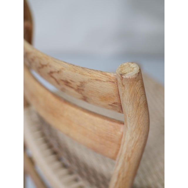 Vintage Danish BM1 Dining Chairs in Oak and Papercord by Børge Mogensen for C.M. Madsen, 1960s, Set of 6 For Sale - Image 9 of 18