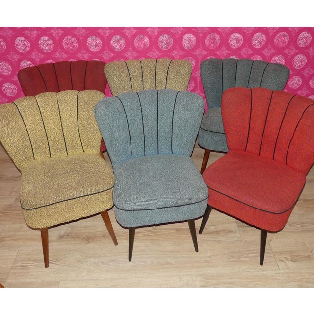 Small Armchair in Red, 1950s For Sale - Image 10 of 12