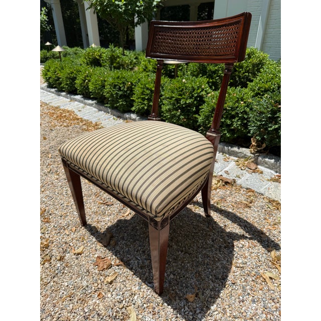 Vintage Cane Back Dining Chairs For Sale - Image 11 of 12
