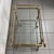 Metal Vintage Brass Crystal Double Shelf Bar Trolley, 2000 For Sale - Image 7 of 11