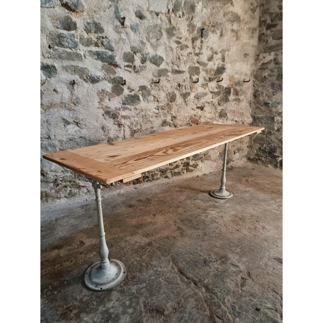 Antique French Bistro Table Dining Table, 1900s For Sale - Image 11 of 17