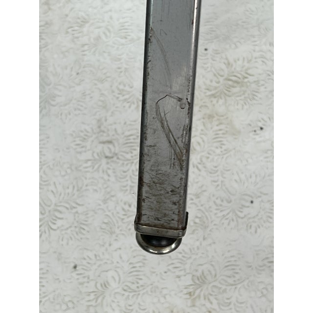 Metal Vintage Royal Metal Industrial Chair For Sale - Image 7 of 11