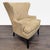 2010s Williams Sonoma Home Tan Lounge Chair With Nailhead Trim For Sale - Image 5 of 10