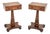 Antique William IV Burr Walnut Side Tables, 1830s, Set of 2 For Sale