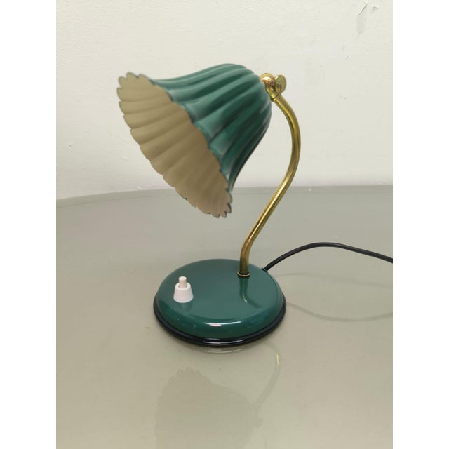 Vintage Table Lamp with Adjustable Dome, 1950s, in Very Good conditions. Designed 1950 to 1959 European Plug (up to...