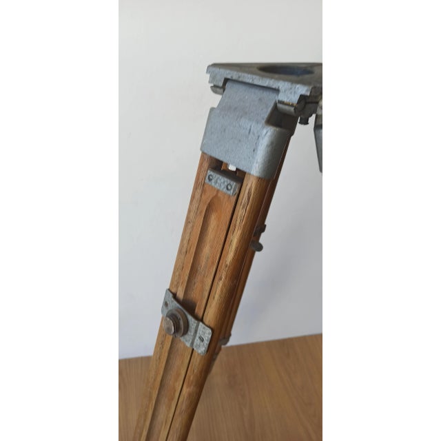 Industrial style stand. Original condition. Solid. Adjustable height. Perfect for mounting a large spotlight or other...