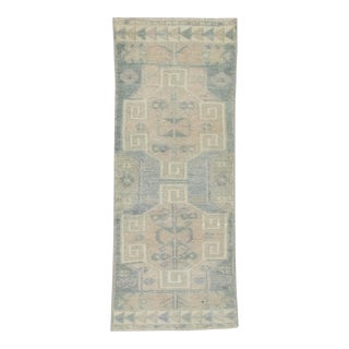 Oriental Hand Knotted Rug Turkish Mini Rug 1'2" x 3' For Sale