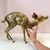 Vintage Large Brass Deer Statue For Sale In New York - Image 6 of 9