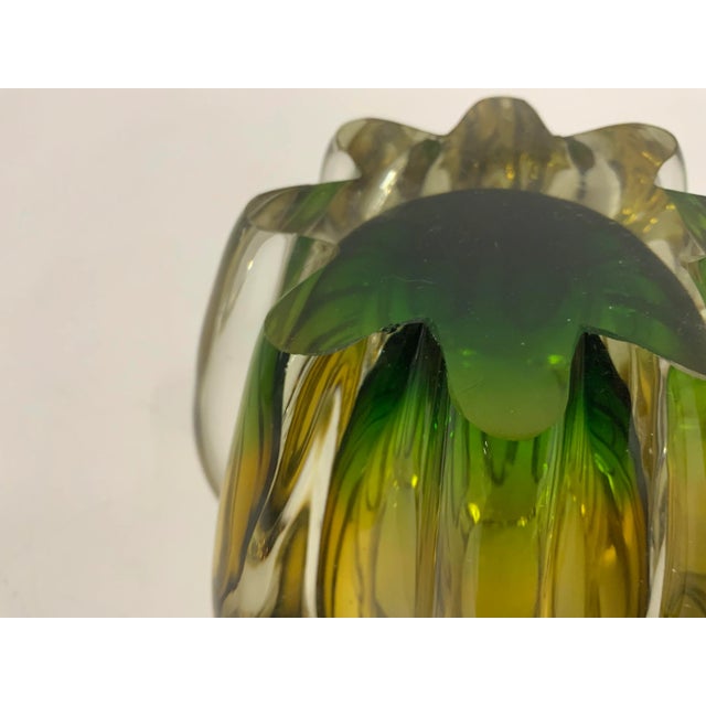 Vintage Murano Glass Small Vase For Sale - Image 10 of 10