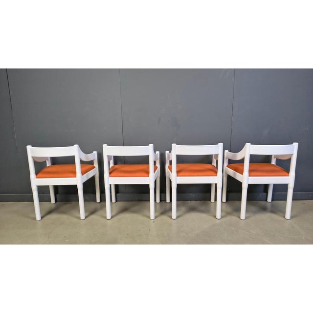 Carimate Armchairs from Vico Magistretti, 1960s, Set of 4 For Sale - Image 10 of 17