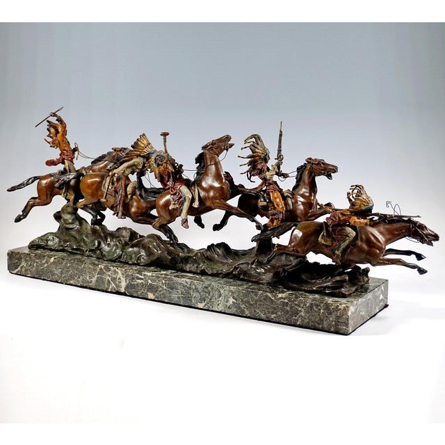 Metal Large Viennese Bronze Fiugrine by Carl Kauba, 1920 For Sale - Image 7 of 10