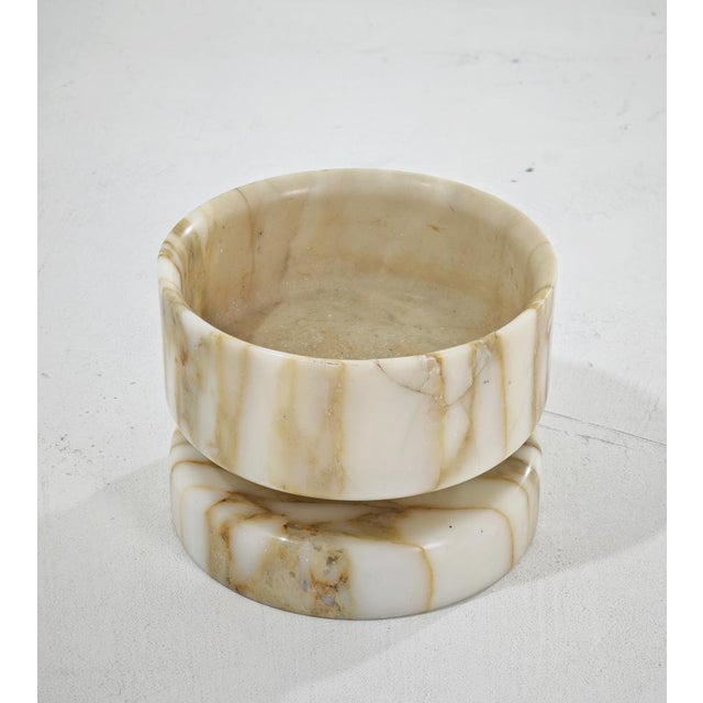 Mid-Century Modern Calacatta Marble Pocket Emptier Vase by Angelo Mangiarotti, Italy, 1968 For Sale - Image 6 of 13