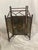 Antique Victorian Aesthetic Movement Bamboo Folding Fire Screen | Hand-Painted For Sale - Image 9 of 9