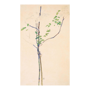 Egon Schiele Lithograph 28 Young Tree 1968