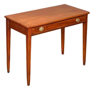 English Writing Table or Desk of Mahogany From the Edwardian Era