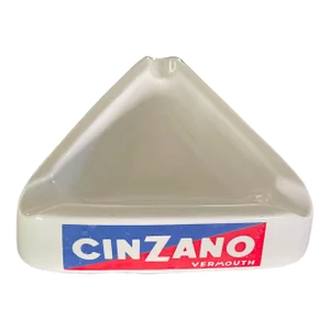 1970s Vintage CinZano Vermouth Ashtray, Made in Italy