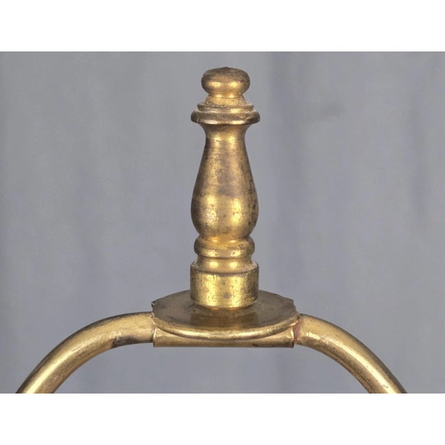 Brass 1980s Wildwood Bronzed Table Lamp W Embossed Dragon, Handles James Mont Style For Sale - Image 8 of 11