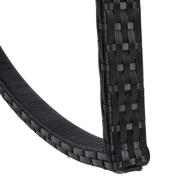 Wood Daire Rocking Chair, Black/White Cushion For Sale - Image 7 of 11