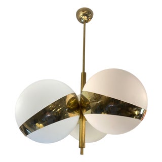 3-Globe Pendant from Stilnovo, 1970s For Sale