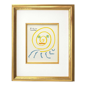 1960s Picasso Lithograph 87 the Great Speaker Framed
