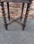 This antique English bobbin twist side table is perfect for any room with interesting cross bars is a wonderful and sturdy...