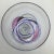 Glass Romanian Cristiro Mosaic Pattern Wine Glasses Hand Blown - Set of 4 For Sale - Image 7 of 13