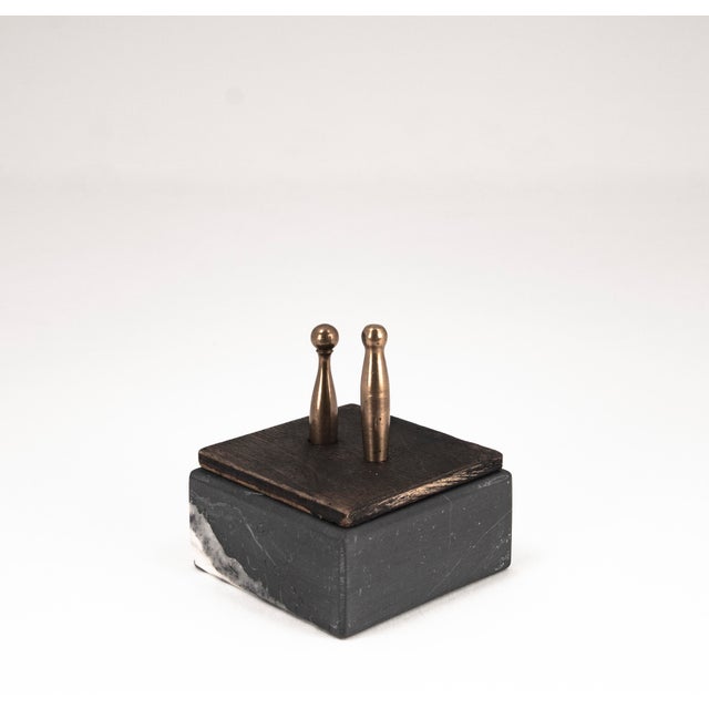 Mensch Ärgere Dich Nicht Game Pieces in Brass, 1960s, Set of 4 For Sale - Image 6 of 15